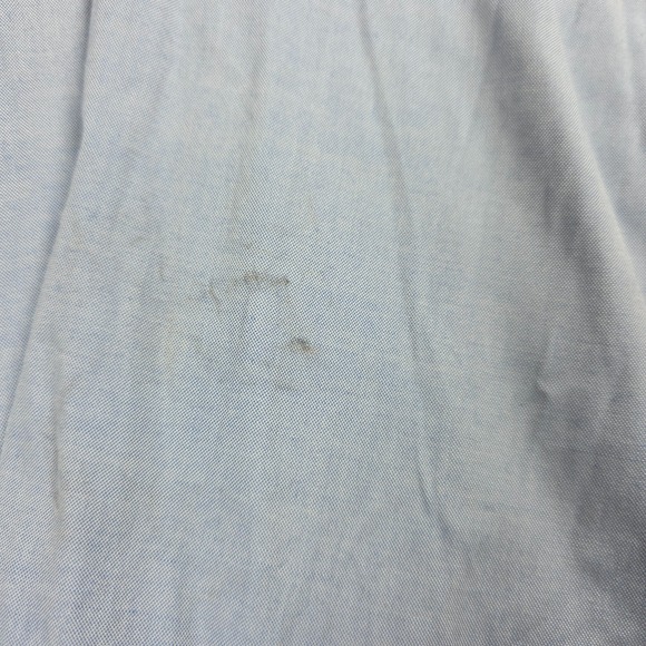 Ralph Lauren Pinpoint Oxford Dress Shirt Mens 17.5‎ 35/36 Tall Blue Button Front - Picture 4 of 9